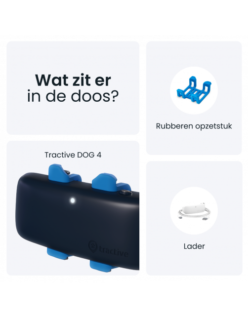 Tractive Gps Dog 4 Hondentracker En Activiteitenmonitor 17x71x28 mm - Hondenlocatievinder