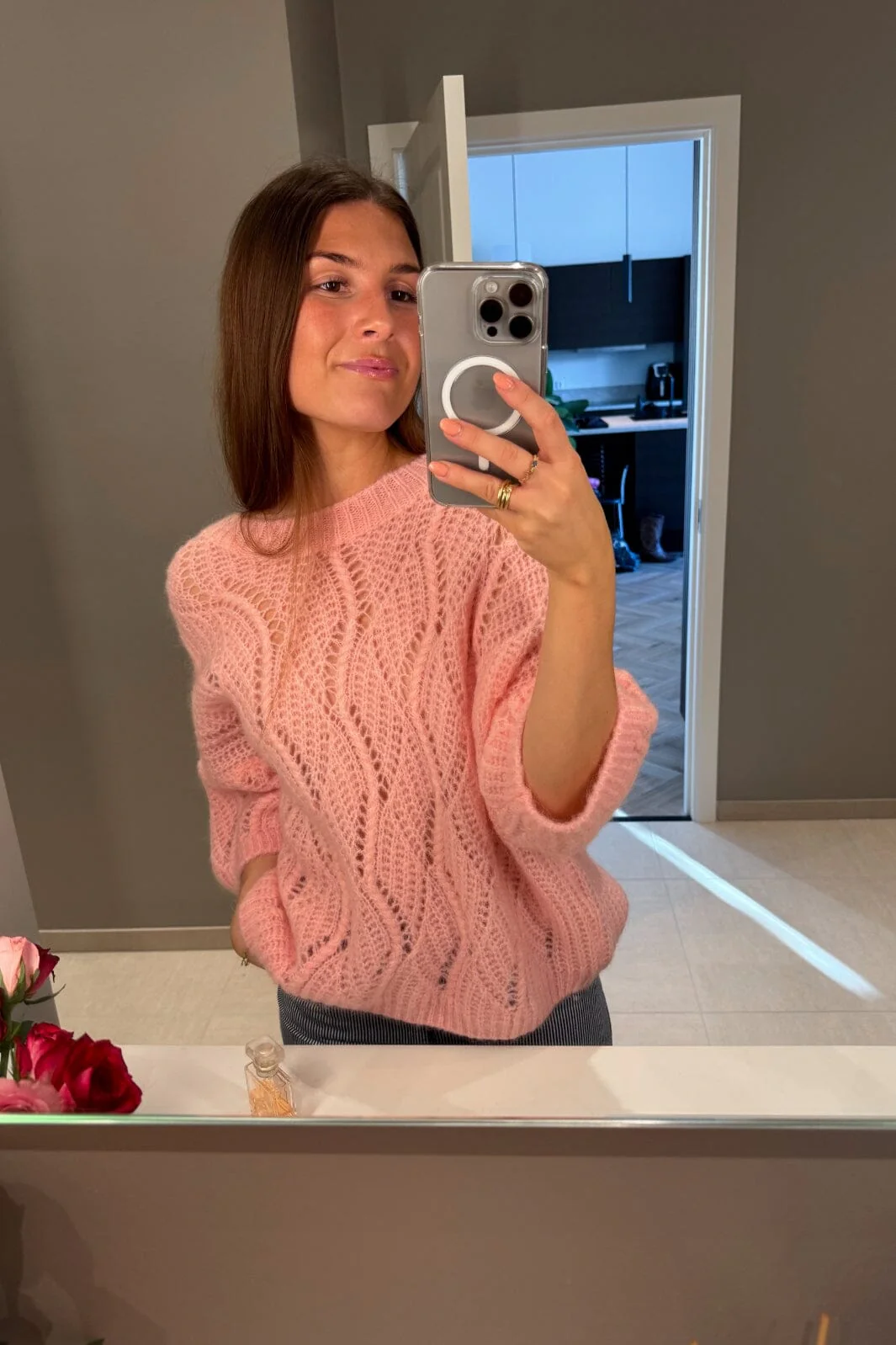 Noella Roa Knit Jumper rose