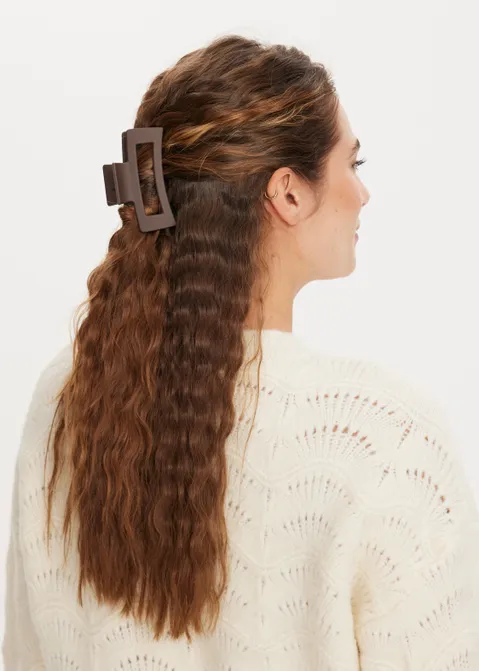 Haarclip vierkant bruin (BRN.D)