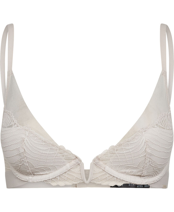 Calvin Klein LIGHTLY LINED PLUNGE Gray morn