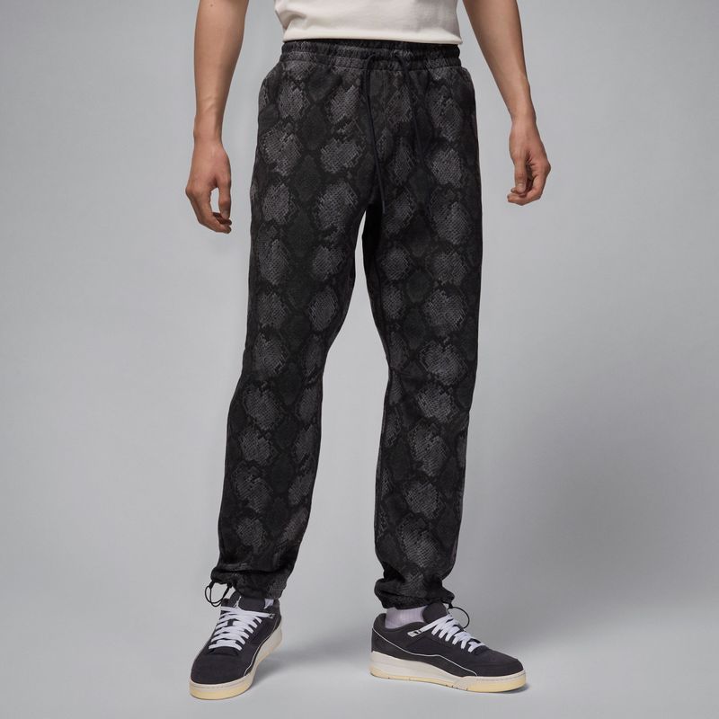 Jordan Sport Hoop Fleece Dri-FIT herenbroek met print - Zwart