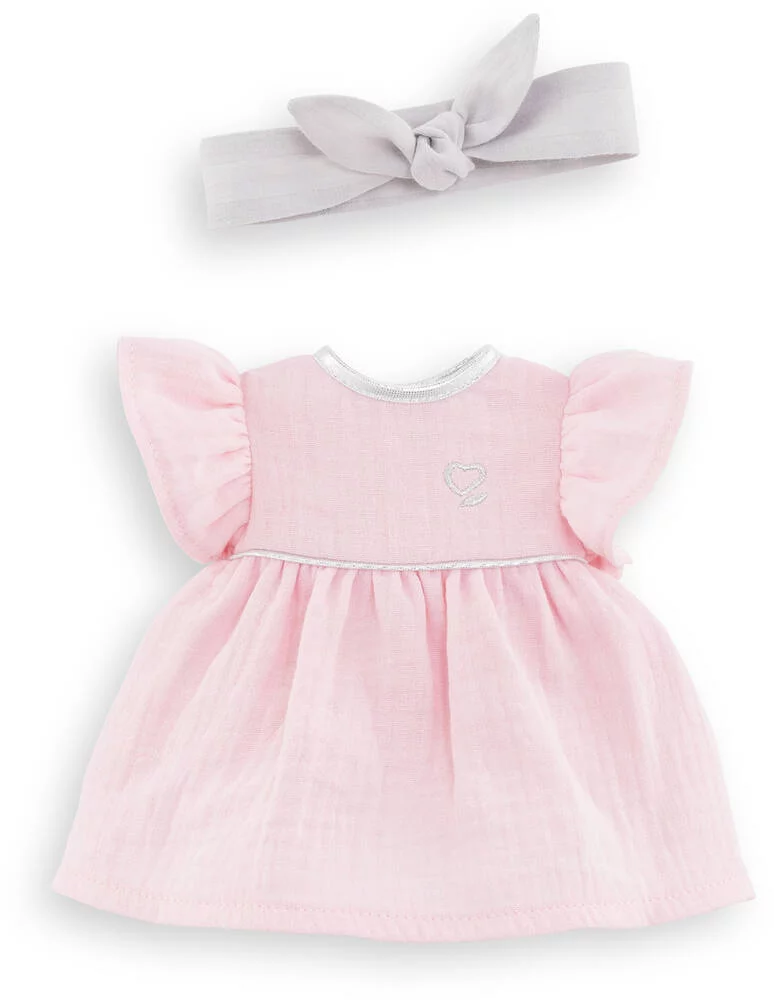 MA COROLLE - ROBE ET BANDEAU - VETEMENT POUR POUPEE - COROLLE ACCESSOIRES