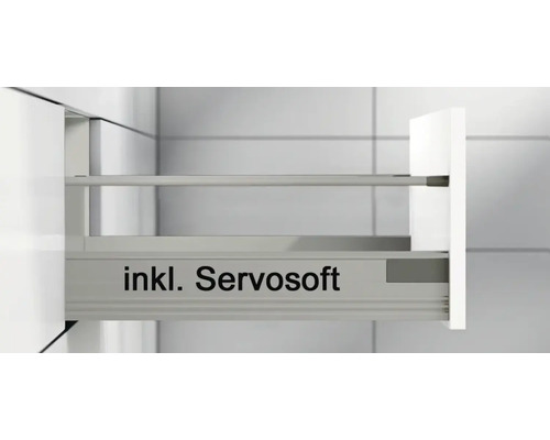 IMPULS keukenblok met ZANOTTI apparatuur, 340 cm, grafiet mat, voorgemonteerd, linker uitvoering, IP315-IKC1340LR-K830-F157-A653-G960