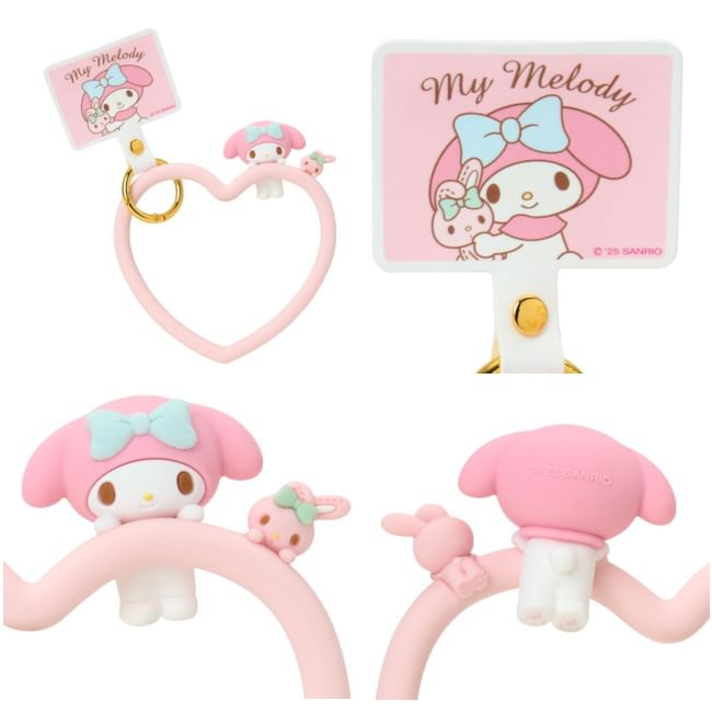 Sanrio - Sanrio Characters Telefoon Siliconen Armband met Lanyard Pad