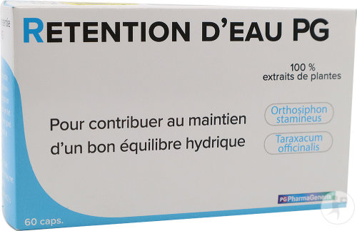 Pg Pharmagenerix Retention D'Eau Pg 60 Gélules