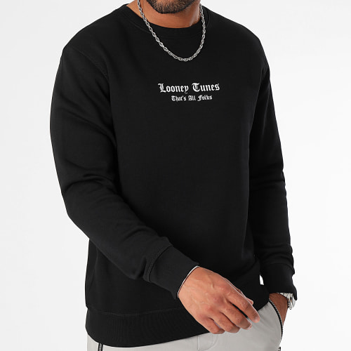 Sweat Crewneck Angry Bugs Bunny Chrome Noir