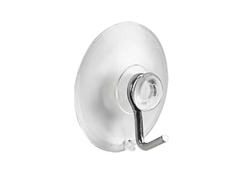 spirella Haken Ø 23 mm Transparent, 1 kg Saughaken Ø 2.3 cm, 3 Stück