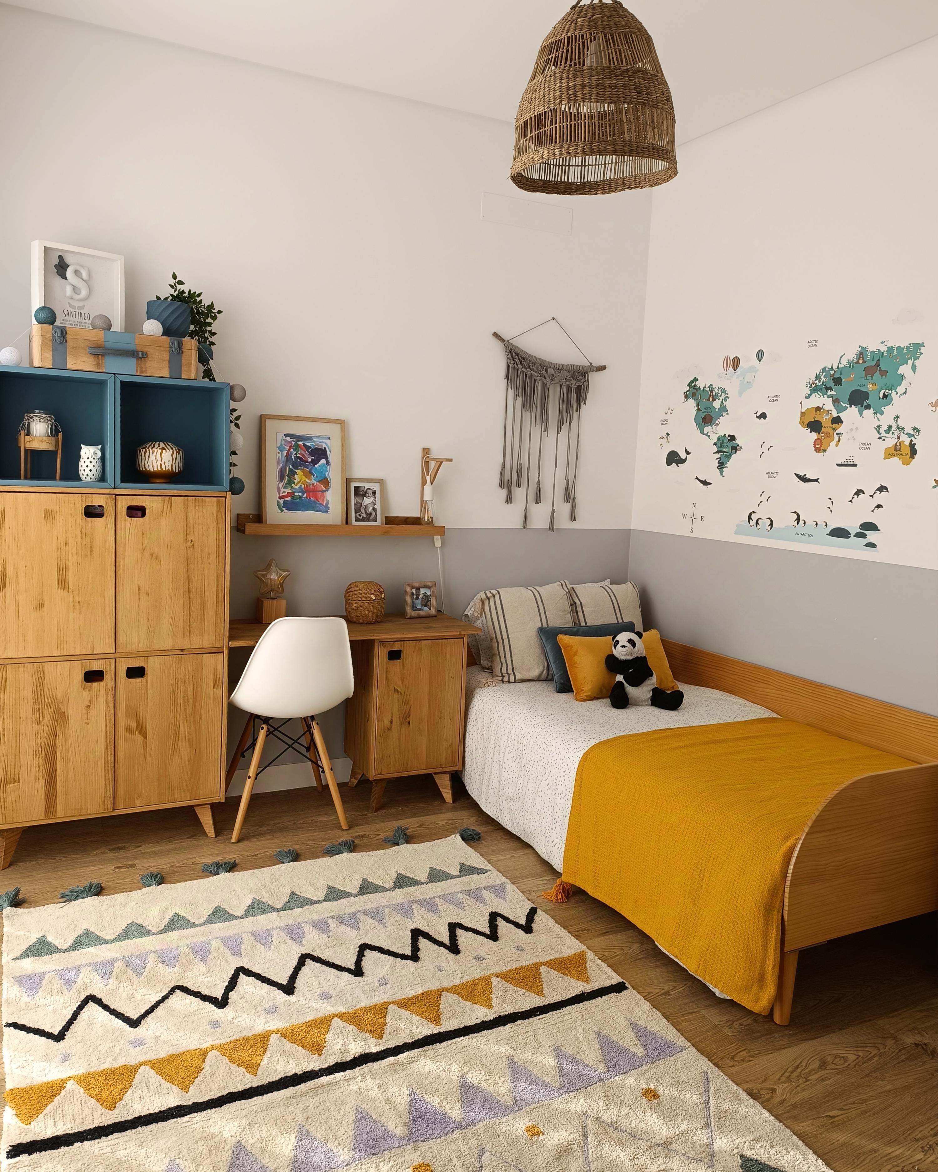 Kindervloerkleed ZAYSAN Groen 140 x 200 cm Katoen