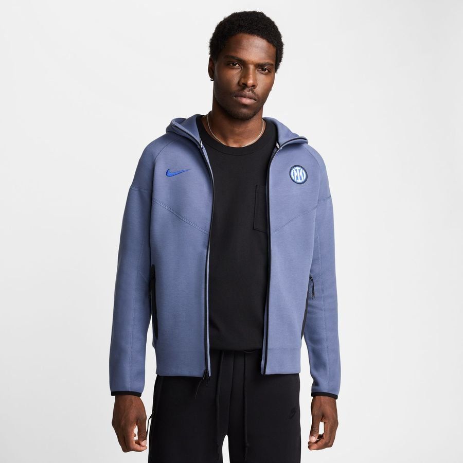 Inter Milan Sweat à Capuche NSW Tech Fleece FZ - Bleu/Noir/Bleu