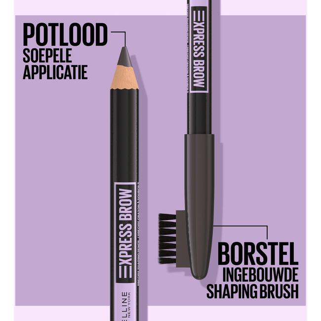 Maybelline New York Express Brow Shaping Wenkbrauwpotlood 05 Black Brown