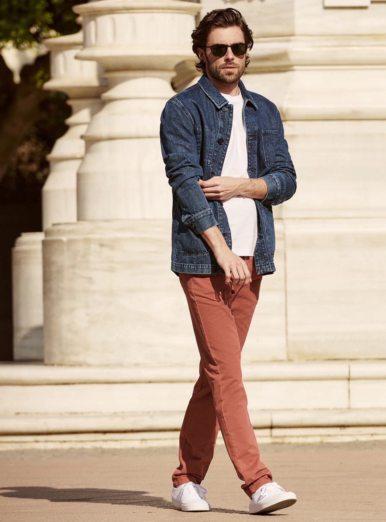 Chino Ajusté Charles Mars
