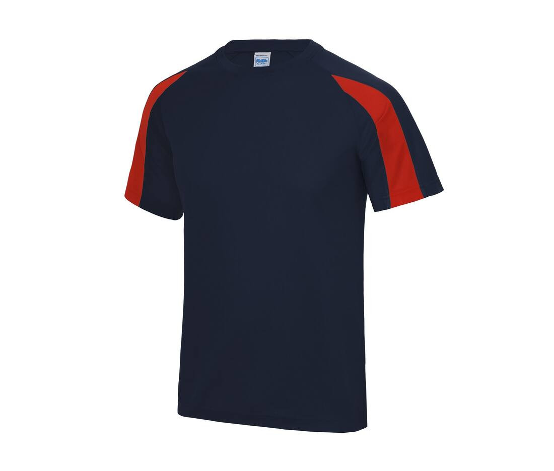 JUST COOL JC003 - Tee-shirt de sport contrasté