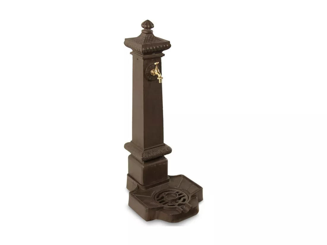 Fontaine de jardin Aluminium Marron - Décoration d'Autrefois