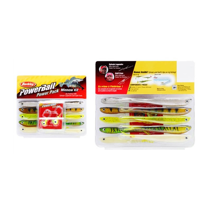 Kit Leurres Souples Berkley Minnow Pro Pack