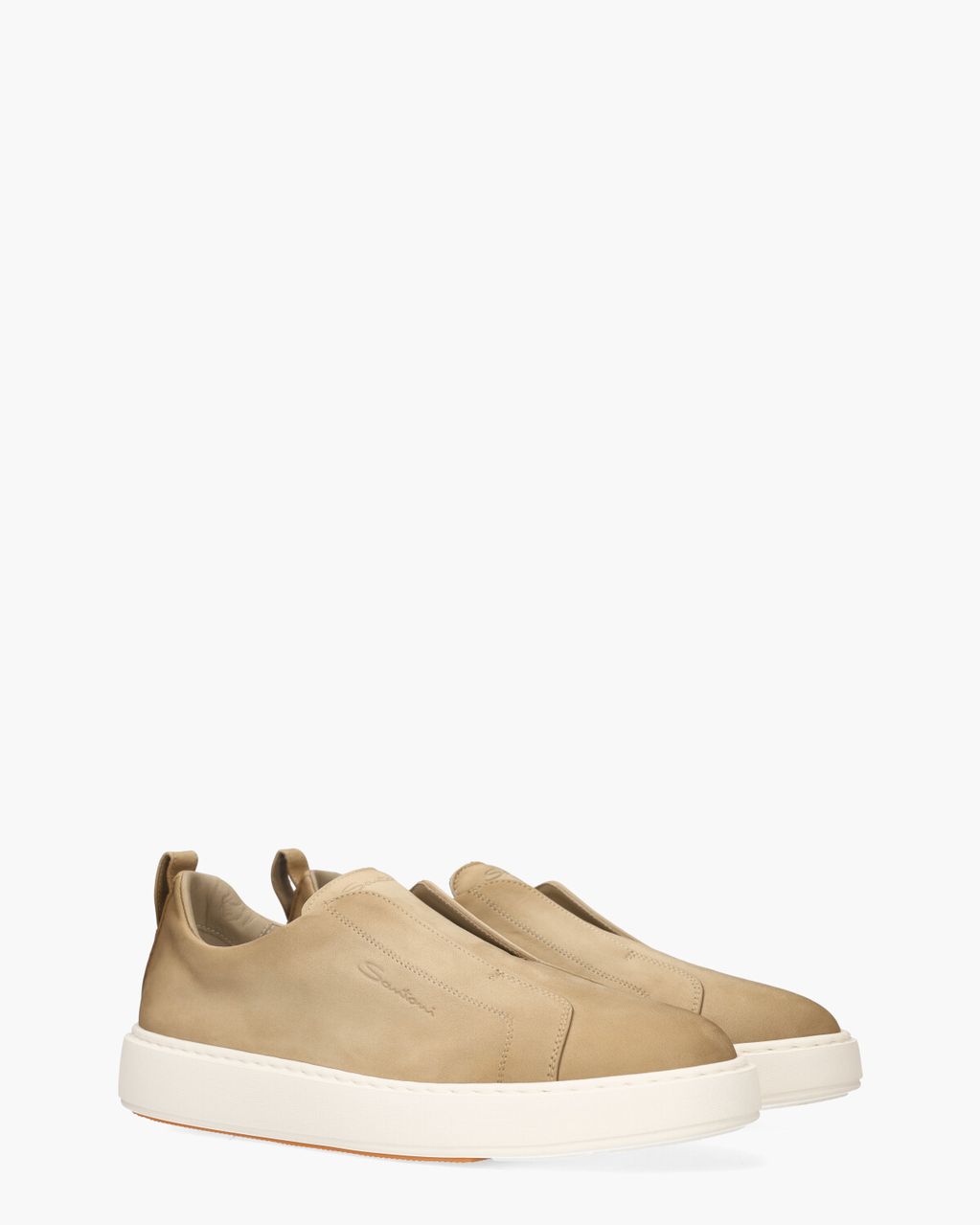 Santoni 21995 Lichtbruin Herensneakers
