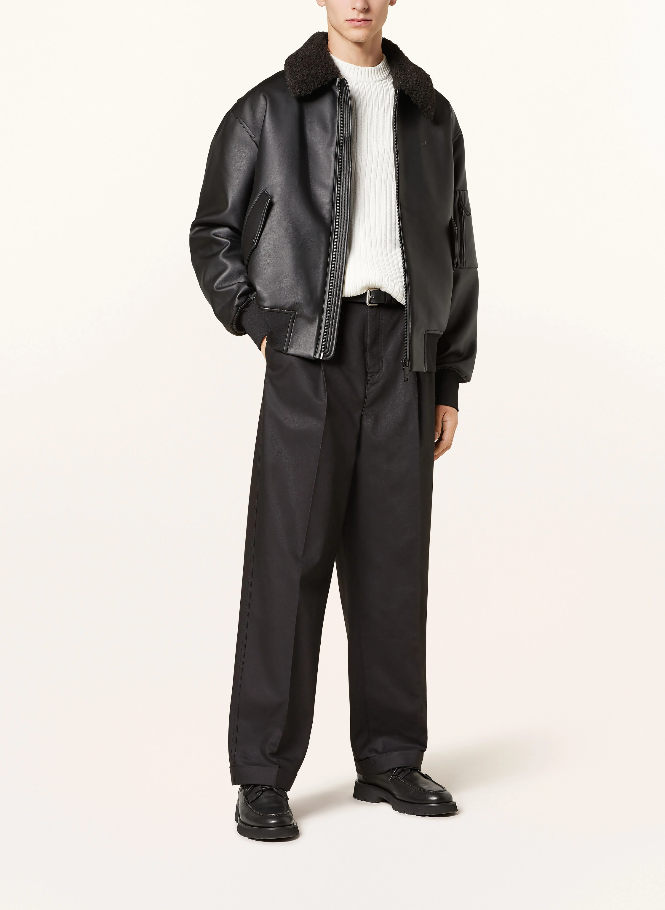 Calvin Klein Jeans Blouson in Lederoptik