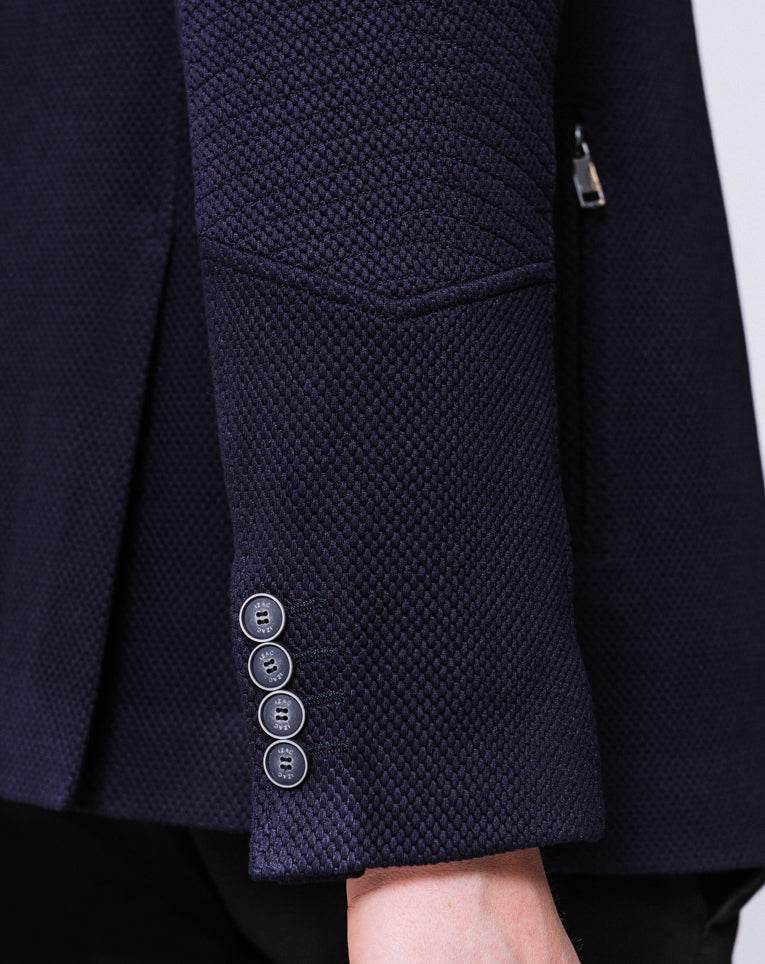 Veste sport avec parmenture marine 