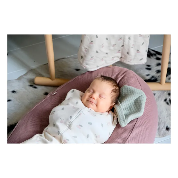 Tante Reine Housse pour nid bébé en coton bio | Vieux Rose