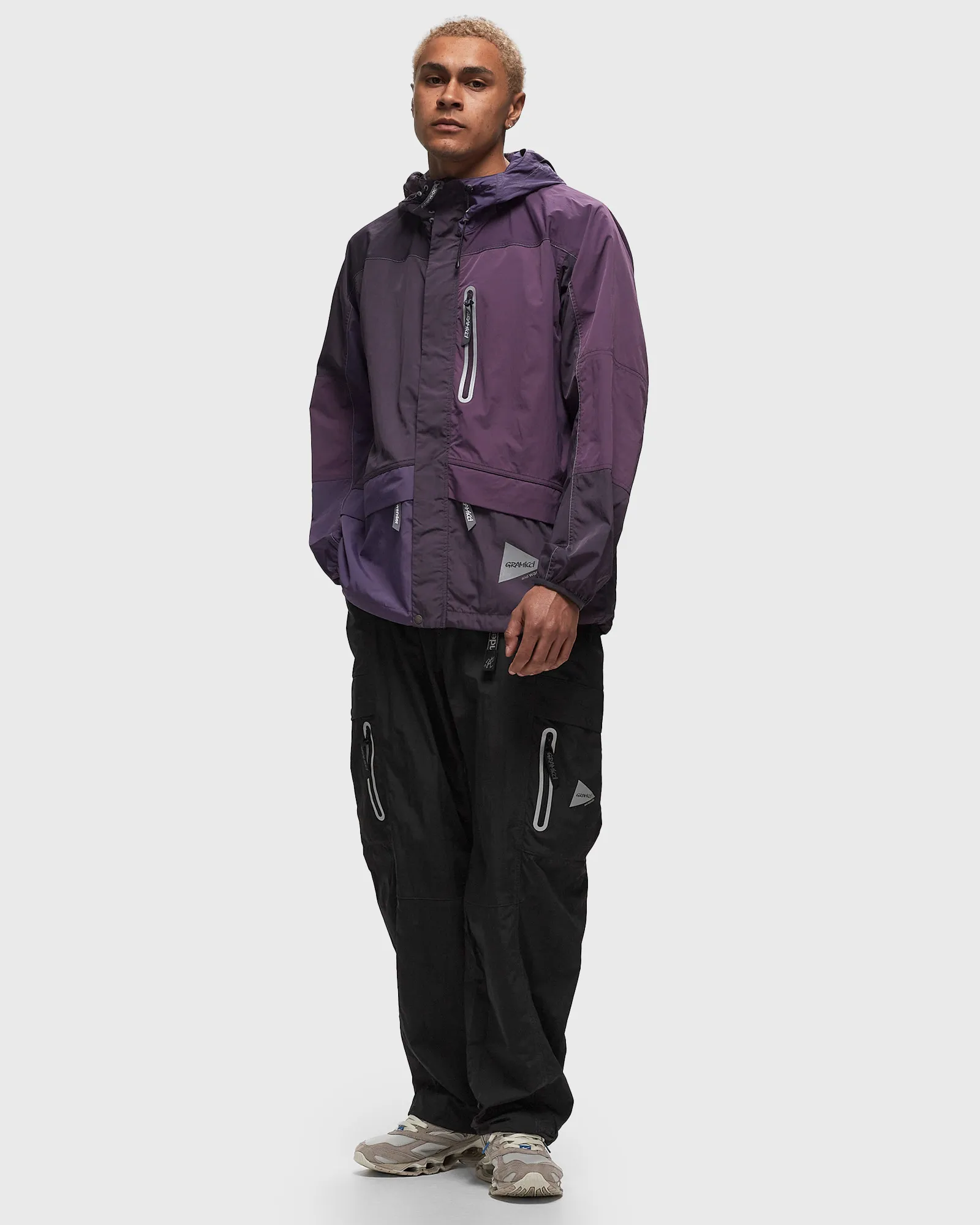 Gramicci x AND WANDER PATCHWORK WIND PANT