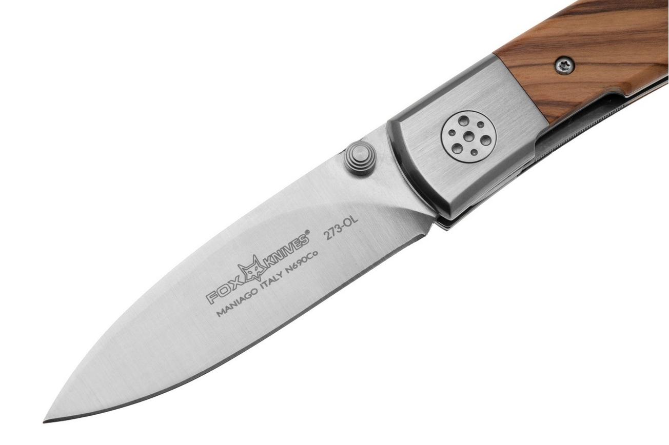FOX Knives Elite FX-273-OL N690Co, Olive Wood, herenmes