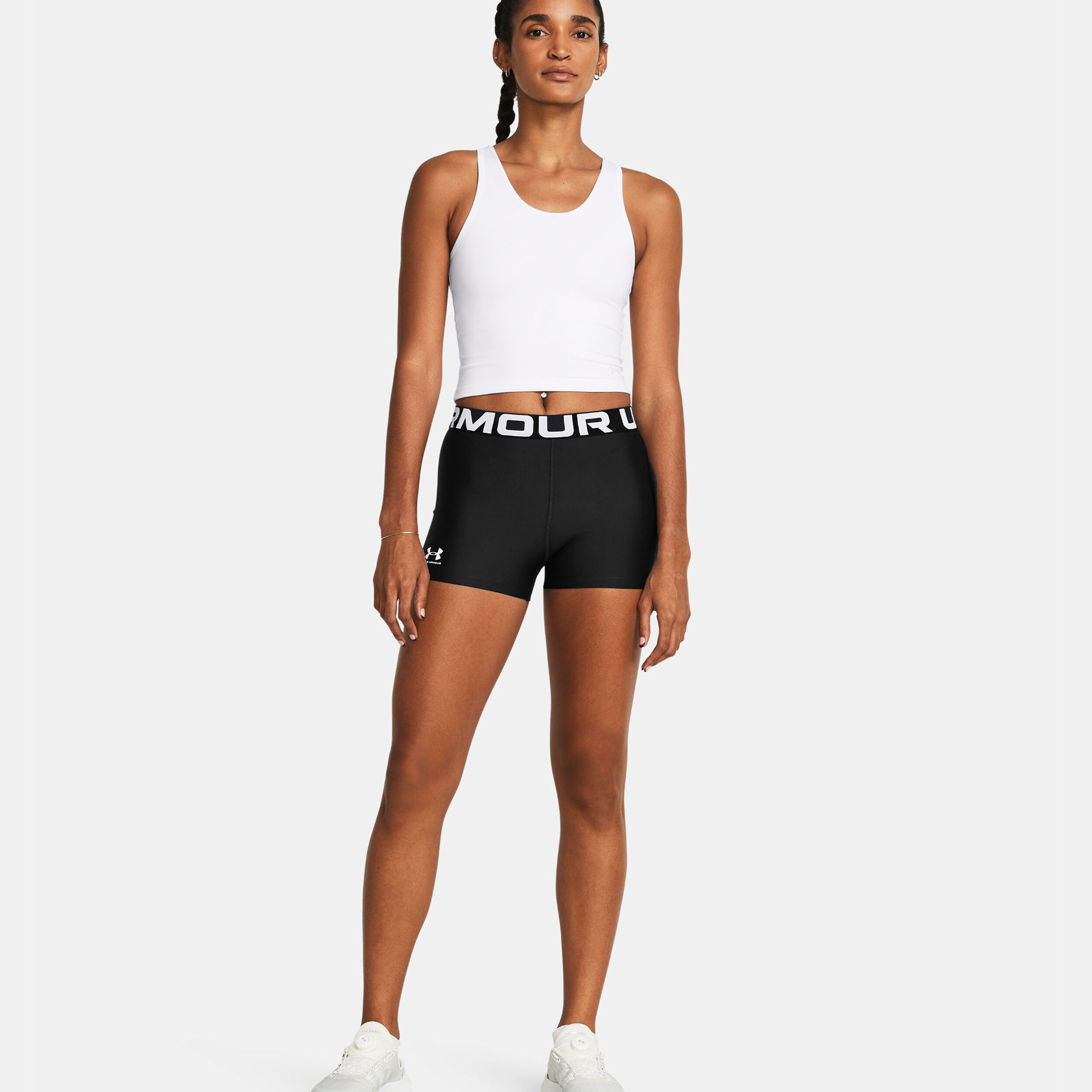 Under Armour Heatgear Authentics Shorty Short Avec Poche-balles Femmes - Noir