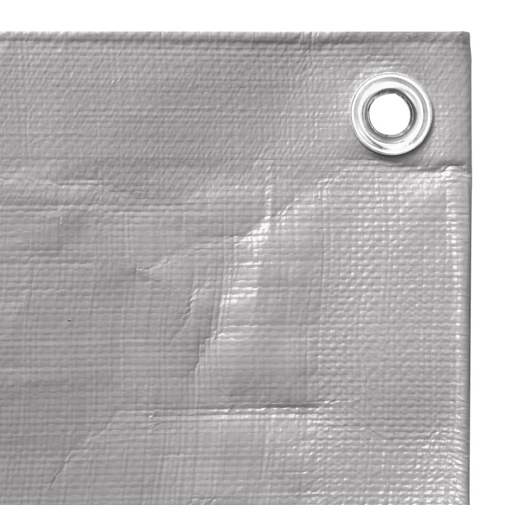 Bâche 260 g/m² 3x3 m gris pehd