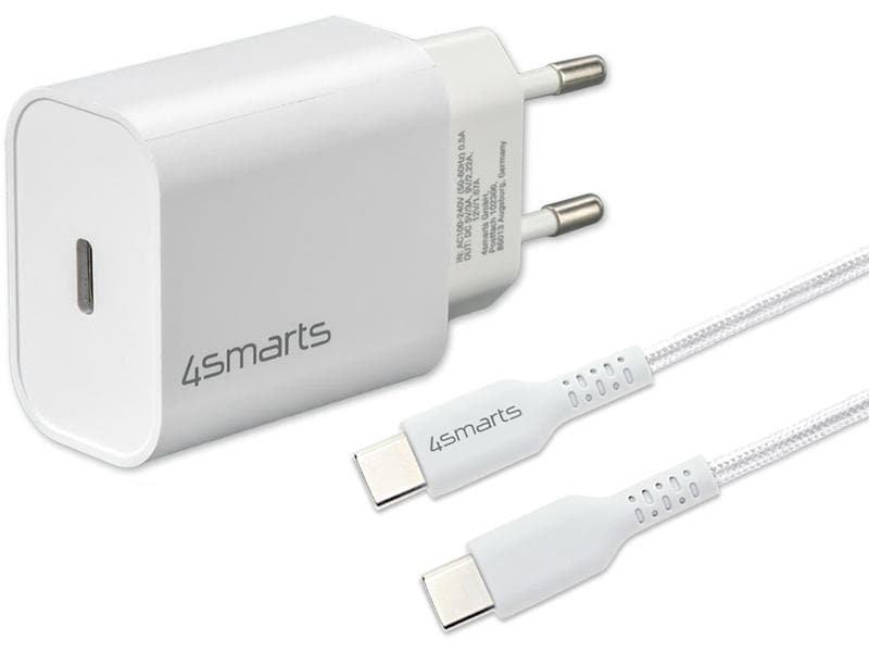 4smarts USB-Wandladegerät VoltPlug PD 20W   USB-C Kompakter USB-C-Ladeadapter mit PowerDelivery Technologie