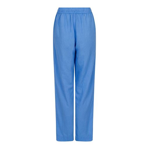 Neo Noir Sonar Linen Bukser, Dusty Blue, 42