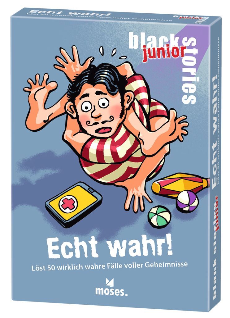 Rätselkarten BLACK STORIES JUNIOR - ECHT WAHR!