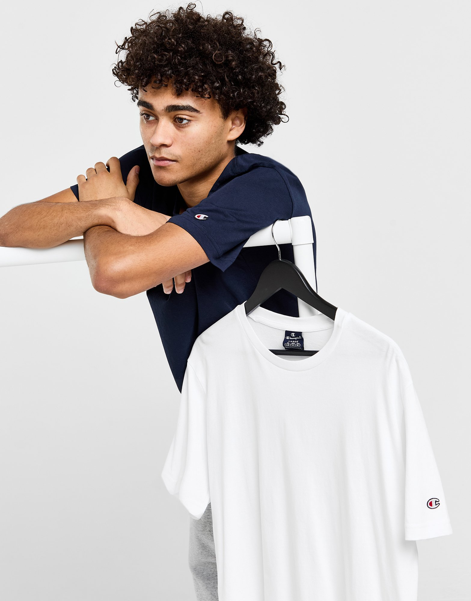Champion Lot de 2 T-shirts Legacy Homme