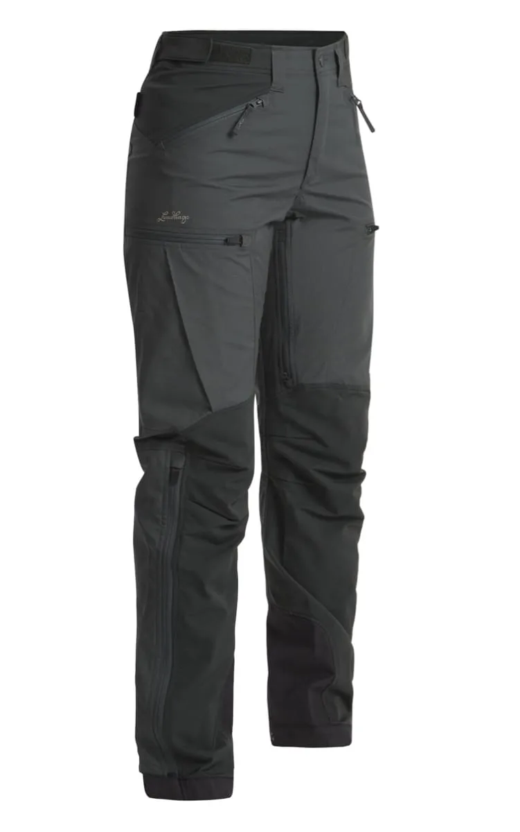 Lundhags Makke High Waist Curved Pant W Dark Agave/Seaweed