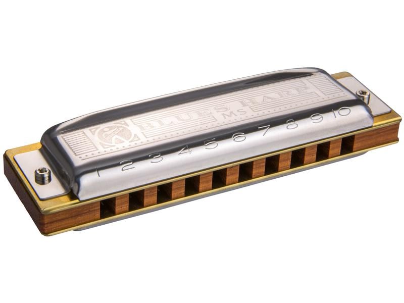 Hohner Mundharmonika Blues Harp – C-Dur Mundharmonika mit maximaler Flexibilität dank Kanzellenkörper