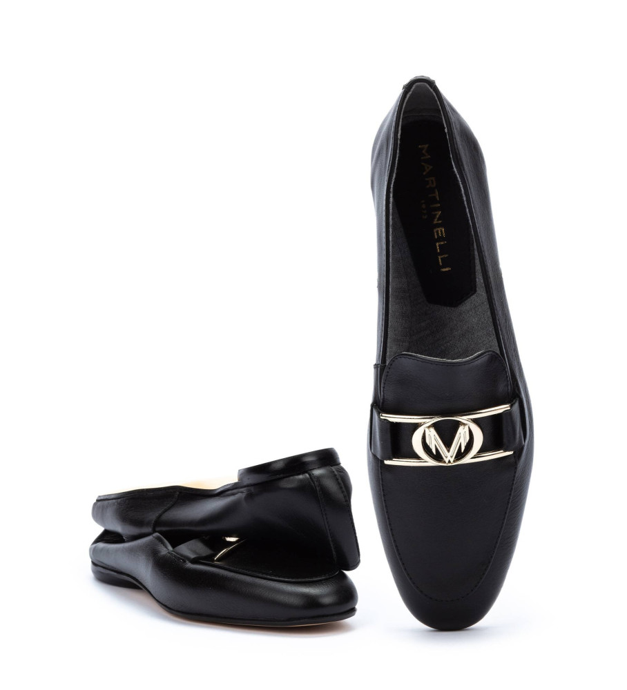 Mocassins Martinelli Amazonas em couro preto