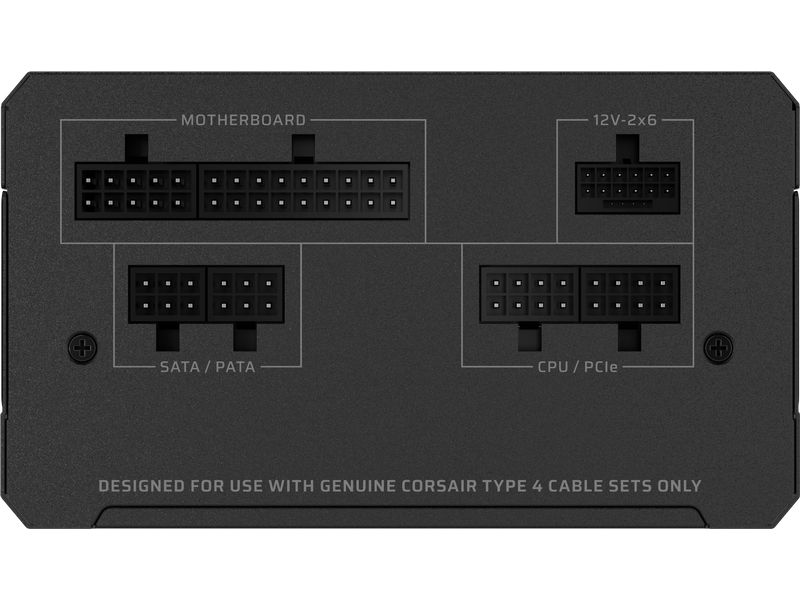 Corsair Netzteil RMe Serie 2025 RM650e 650 W Vollständig modulares, geräuscharmes ATX-Netzteil mit 650 W Leistung