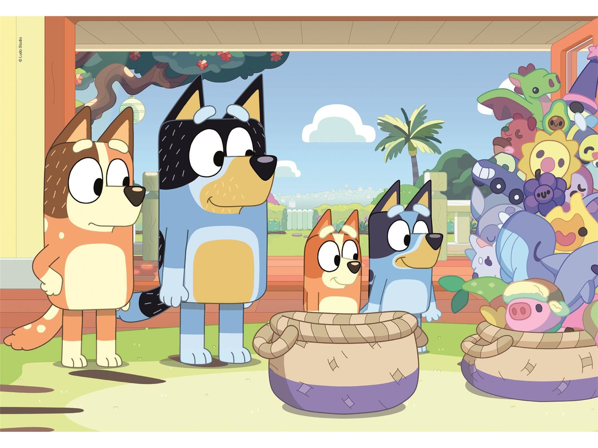 PUZZLE BLUEY CLEMENTONI 2X20 PEÇAS