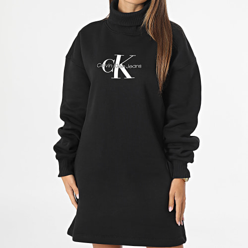 Robe Sweat Col Roulé Femme 2362 Noir