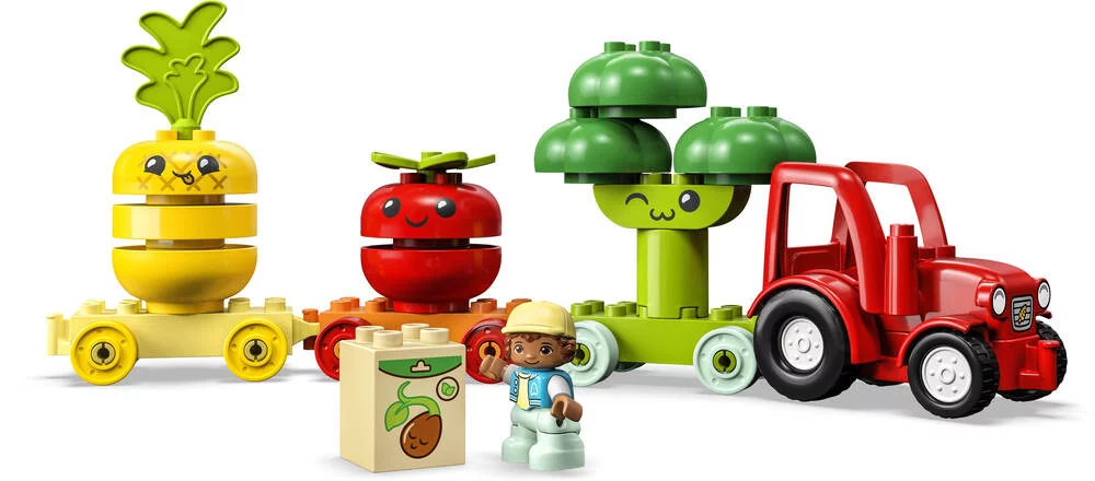LEGO®DUPLO®MES 1ERS PAS 10982 - LE TRACTEUR DES FRUITS ET LEGUMES