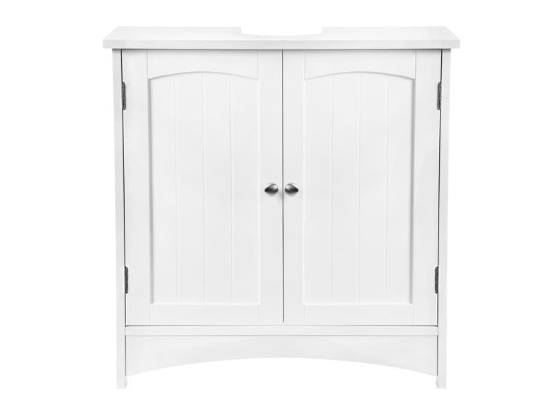 VASAGLE Waschbeckenunterschrank mit Doppeltür 60 x 60 cm, W Badezimmerregal