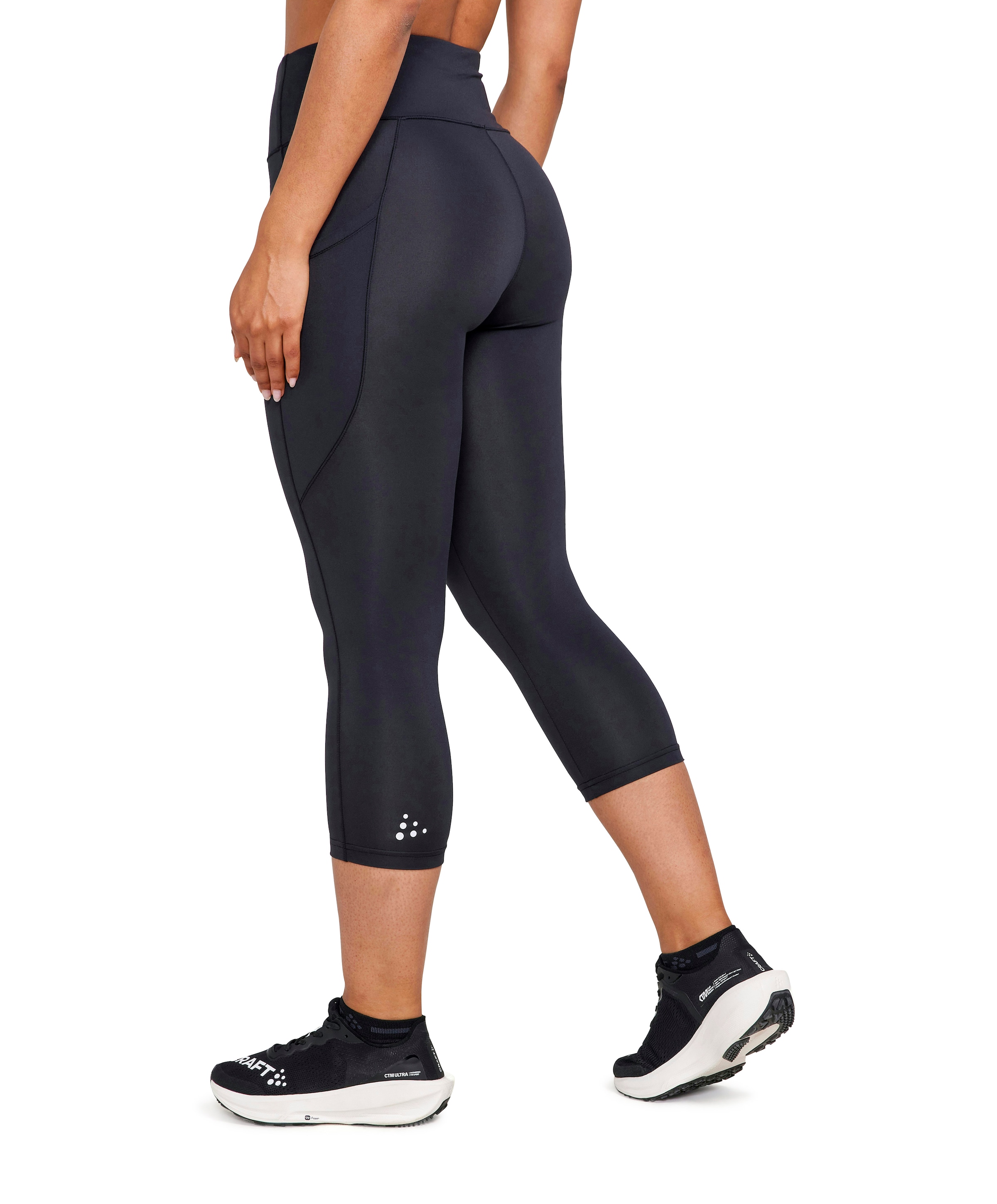 Craft ADV Essence Capri tights 2 W dames tights zwart