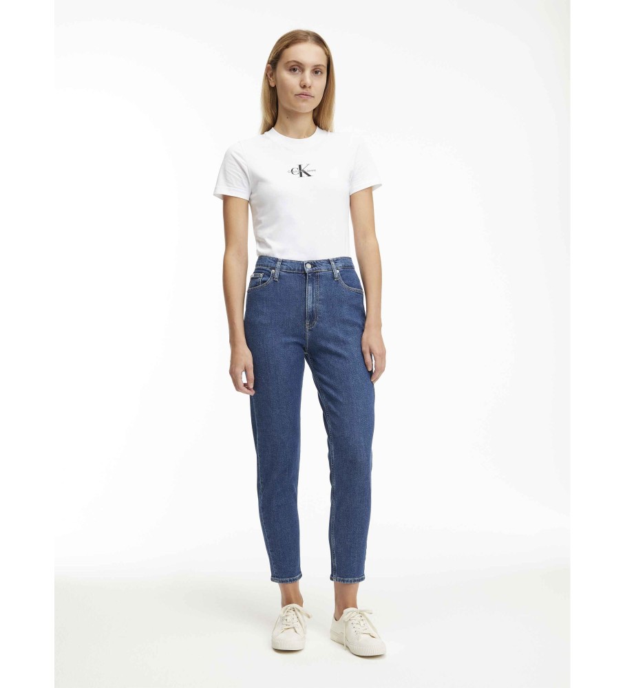 Calvin Klein Jeans Jean Mom azul escuro