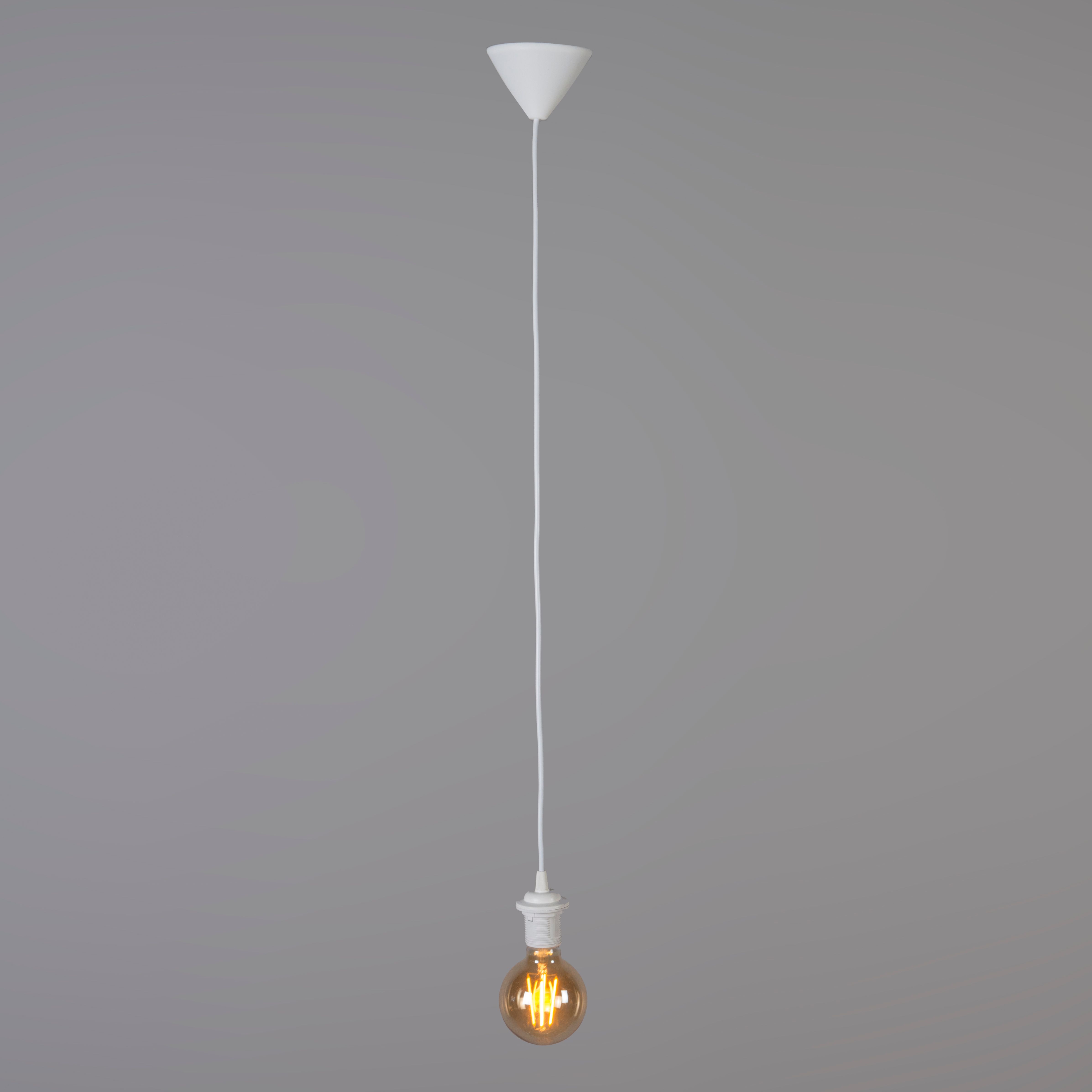 Set van 4 retro hanglampen crème 45 cm - Granny