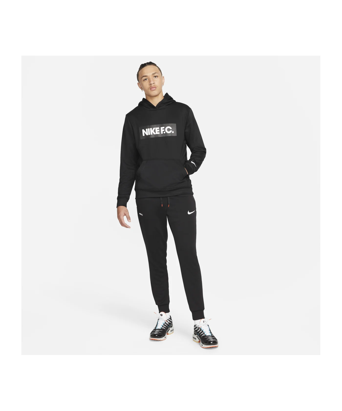Nike F.C. Fleece Hoody Schwarz F010