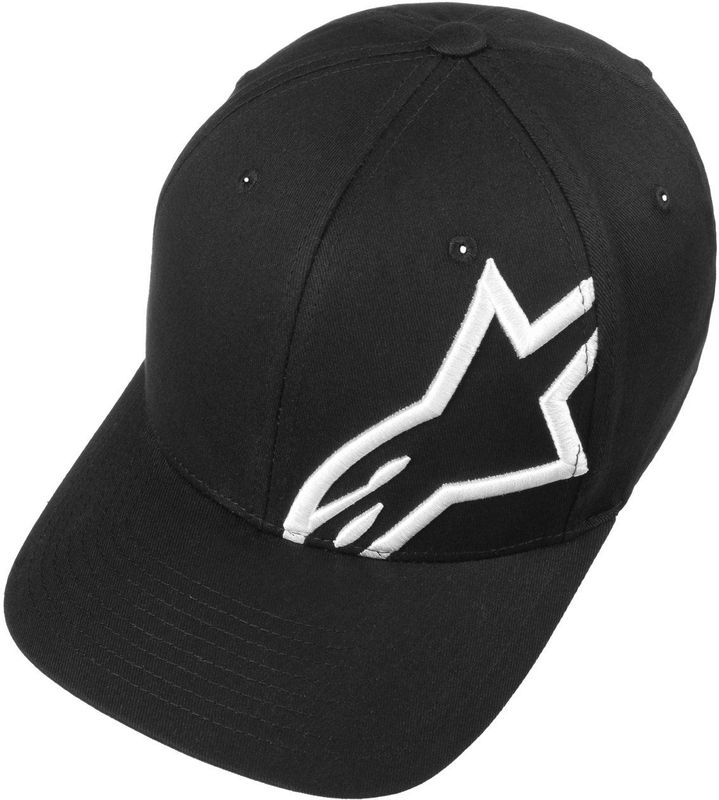 Flexfit - Gebogen Klep Pet - Zwart - Polyester - Borduursel en Suède Label