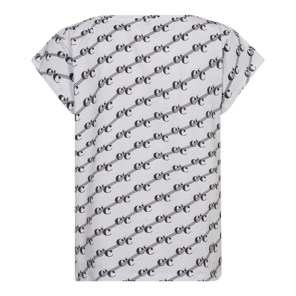 Co´Couture Logolinecc Ss Tee 33094 4000 white