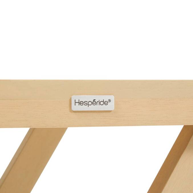Table de jardin carrée XENIA Eucalyptus