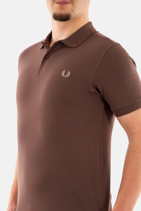 Polos fred perry plain u85 brick/warm grey