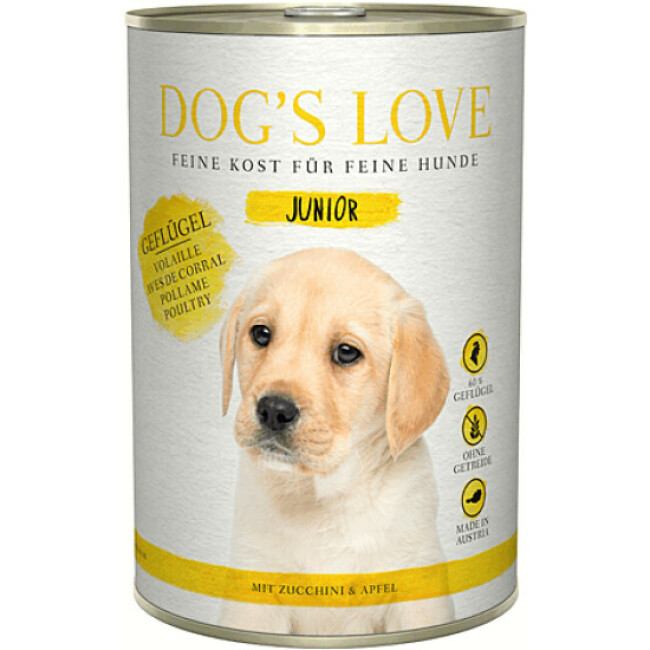 Pâtée Dog's Love pour chiot et junior