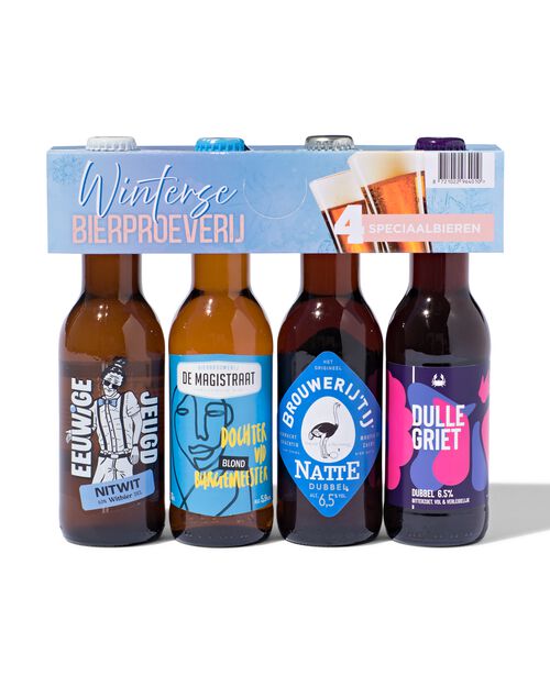 dégustation de bières hivernales 33 cl - 4 pièces
