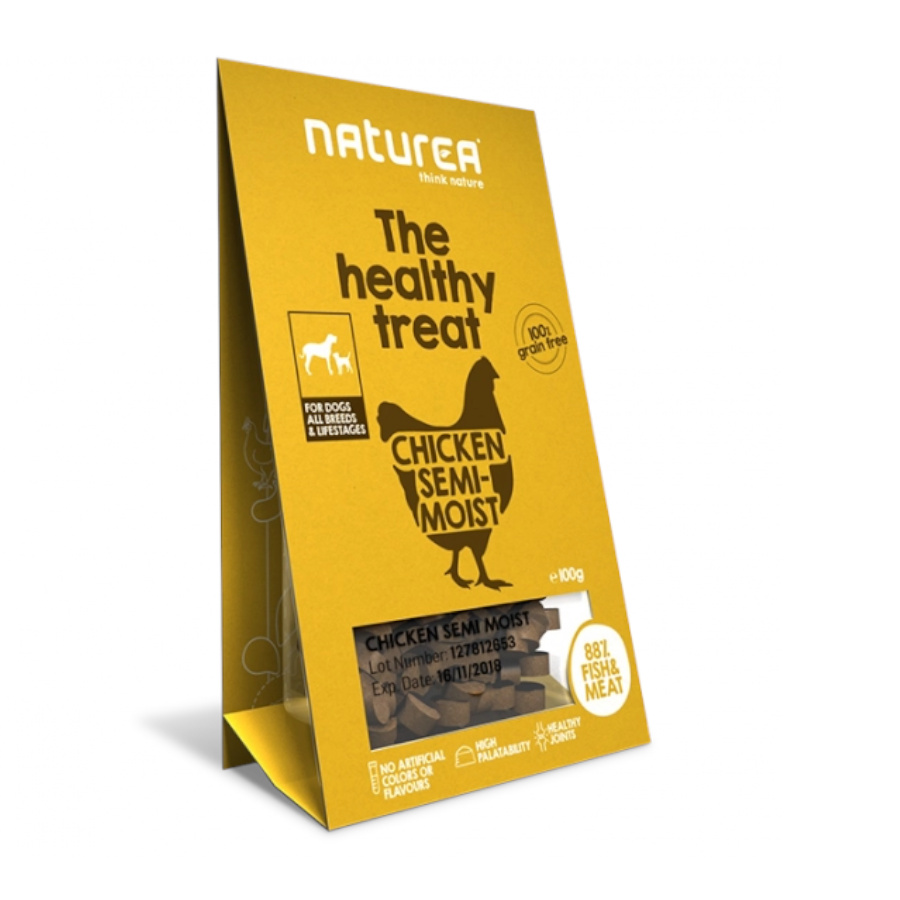 Petiscos de frango Naturea para cães