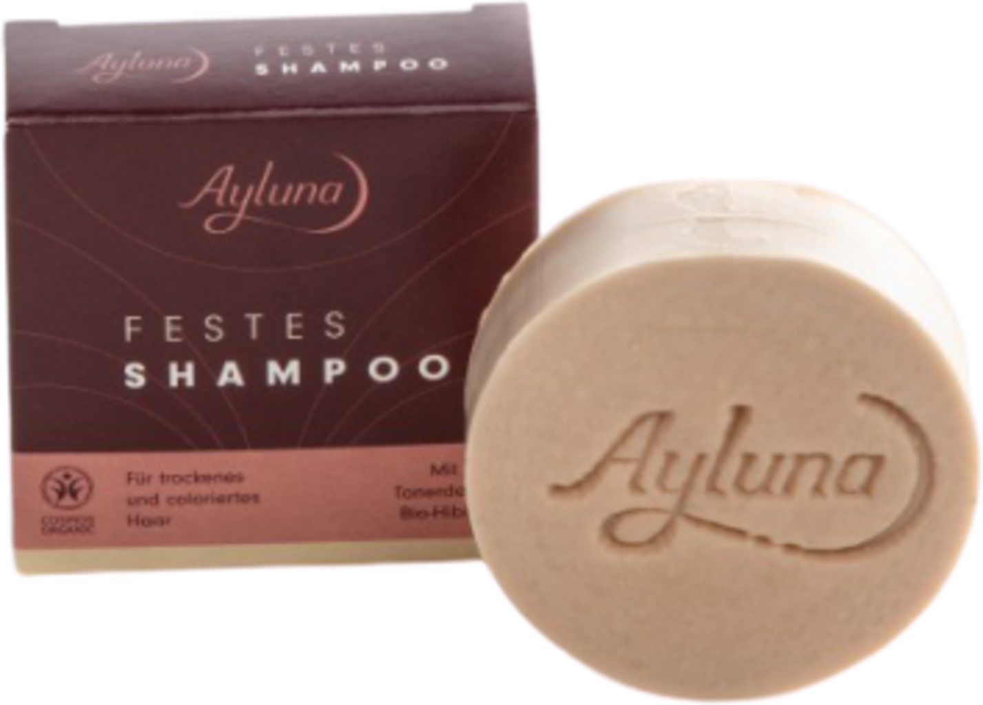Ayluna  Festes Shampoo Rote Tonerde & Bio-Hibiskus, 60 g